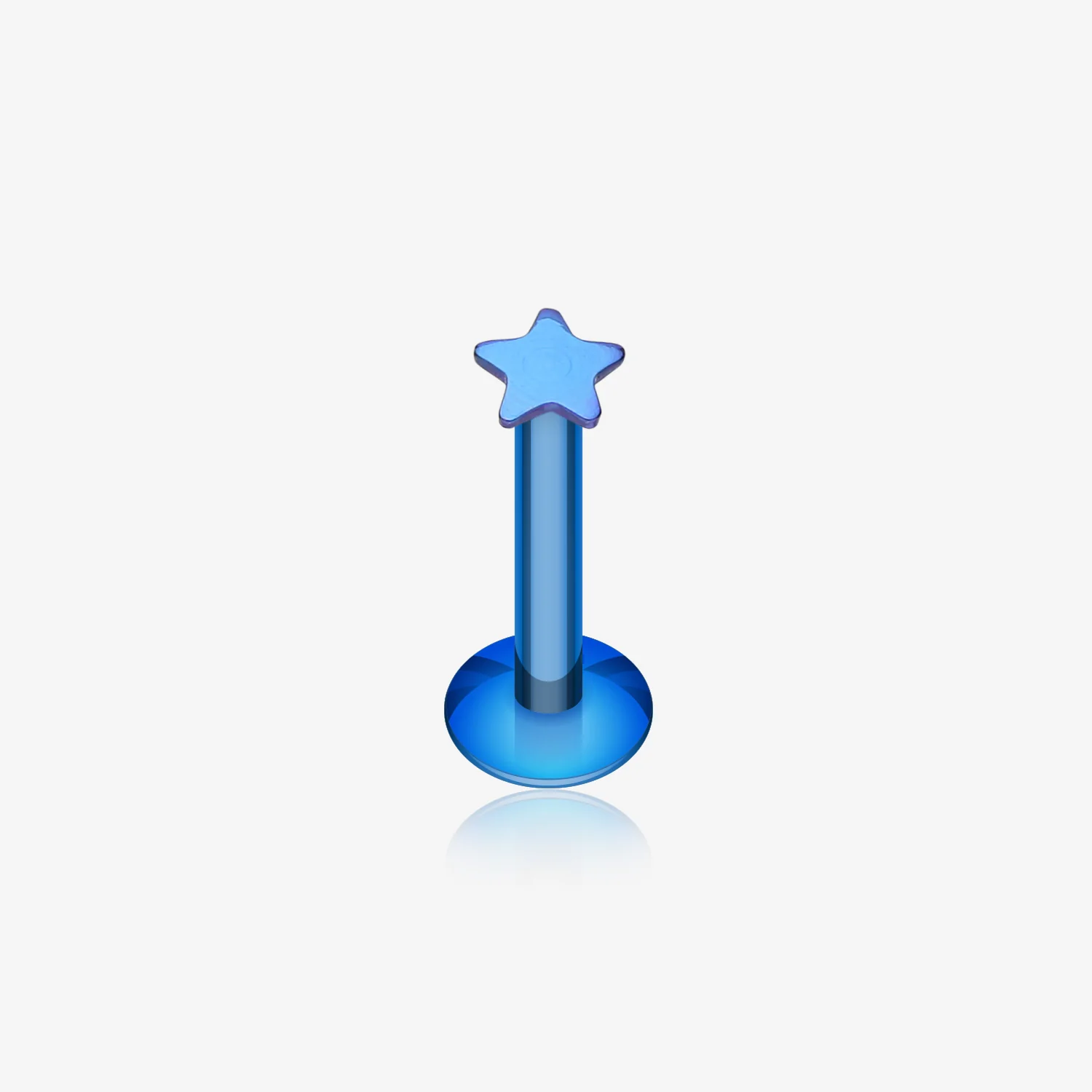 Colorline PVD Star Top Internally Threaded Labret