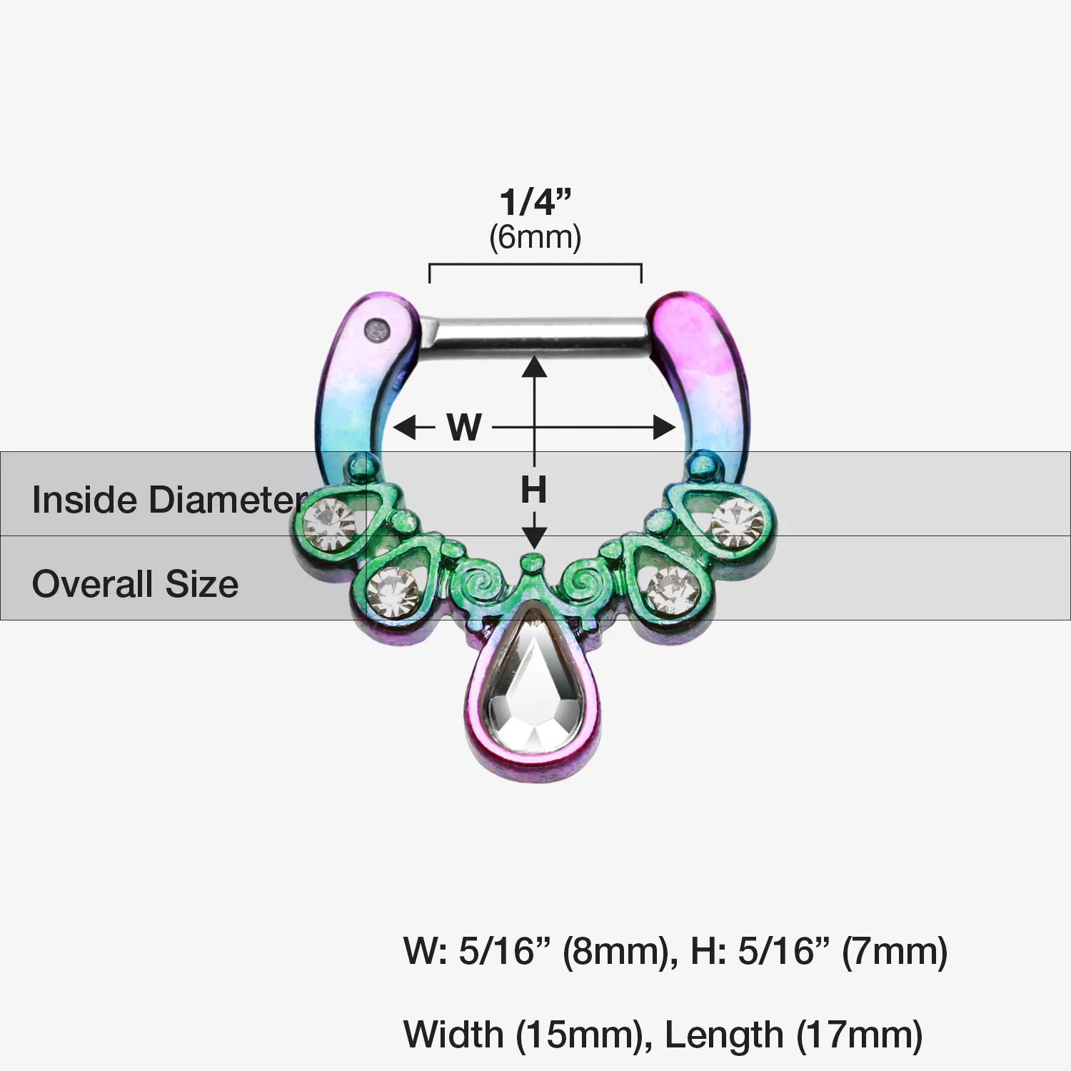 Colorline Radiant Kao Septum Clicker - Image 2