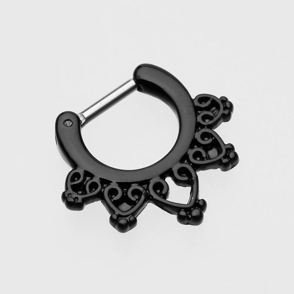 Colorline Royal Bliss Filigree Septum Clicker - Image 3