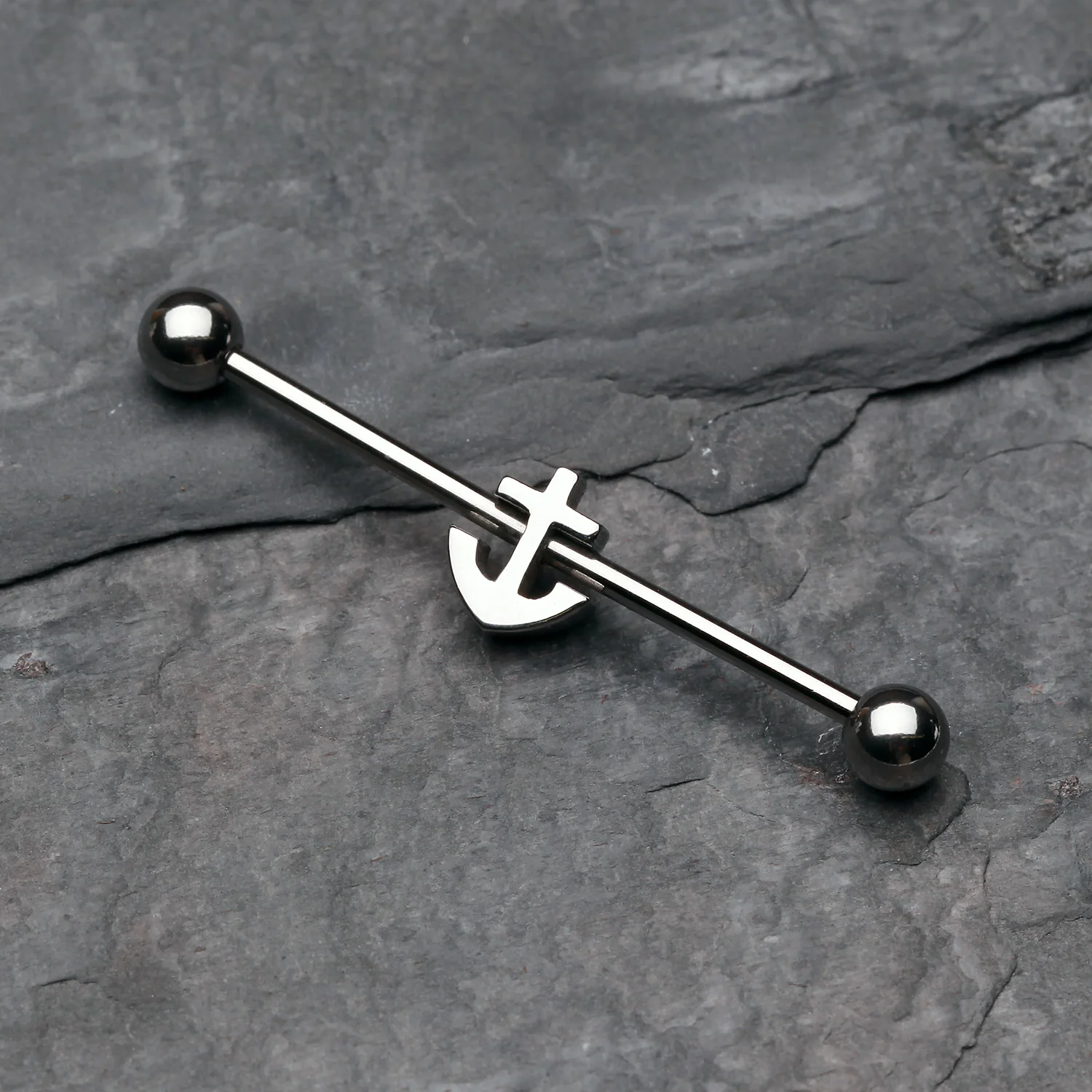 Dainty Anchor Industrial Barbell - Image 2