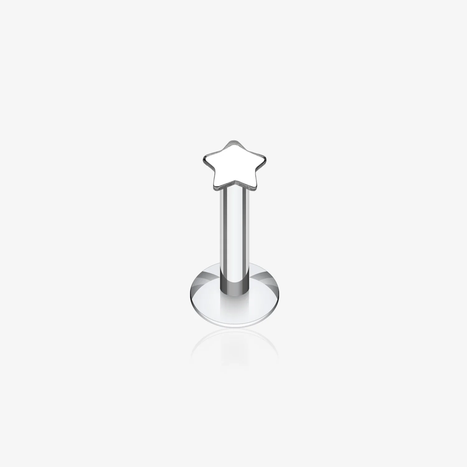 Dainty Star Top Internally Threaded Labret
