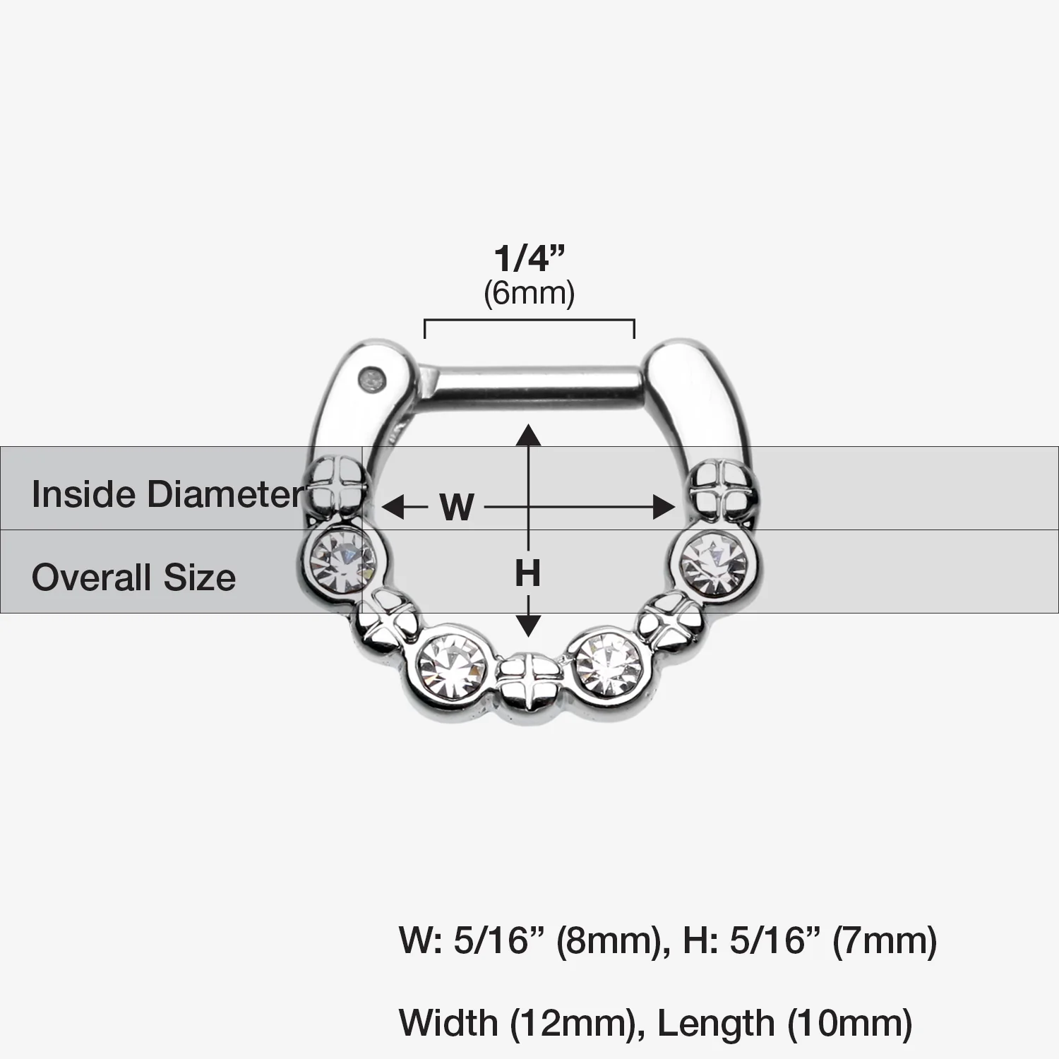 Elan Multi-Gem Septum Clicker - Image 2