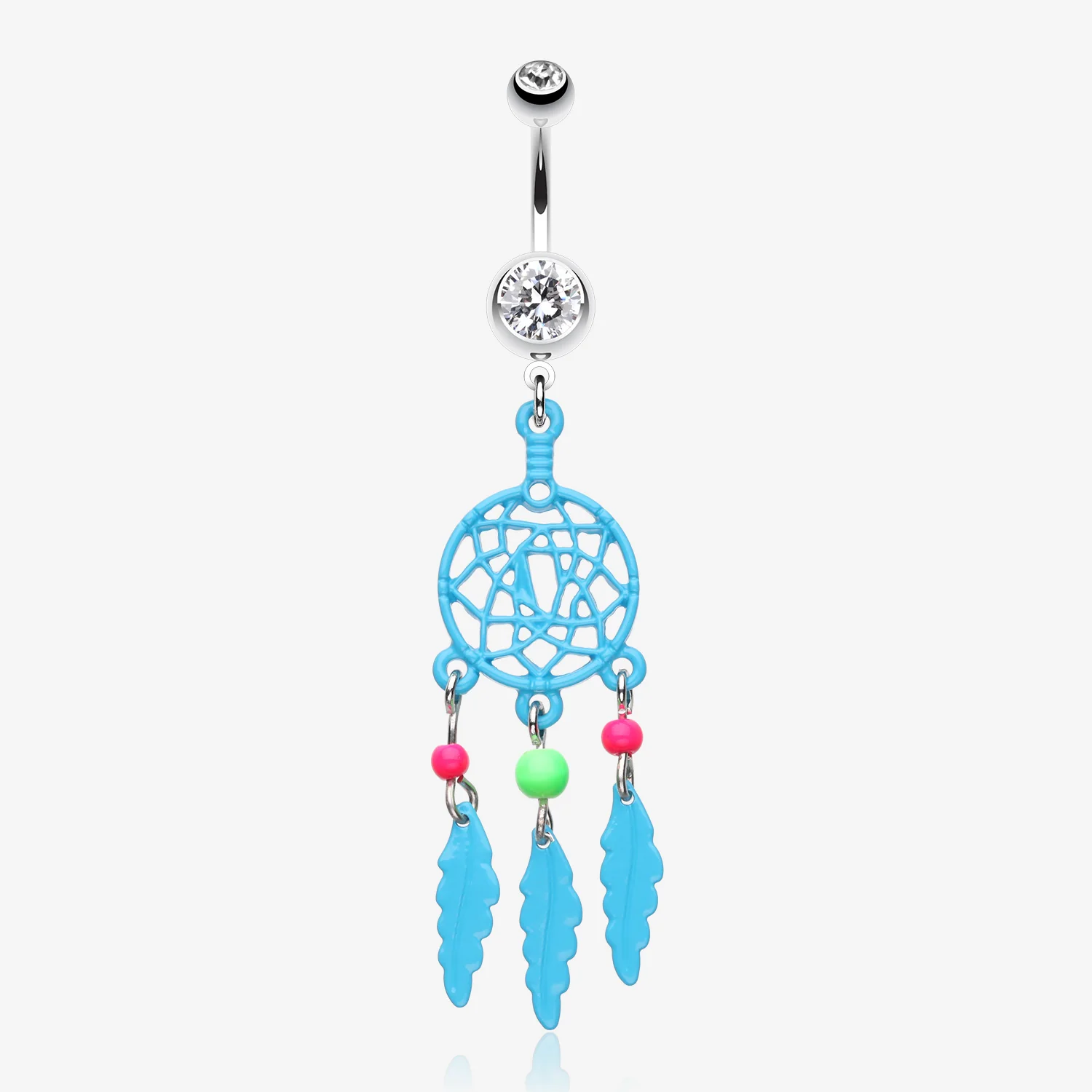 Enchanted Links Dream Catcher Belly Ring