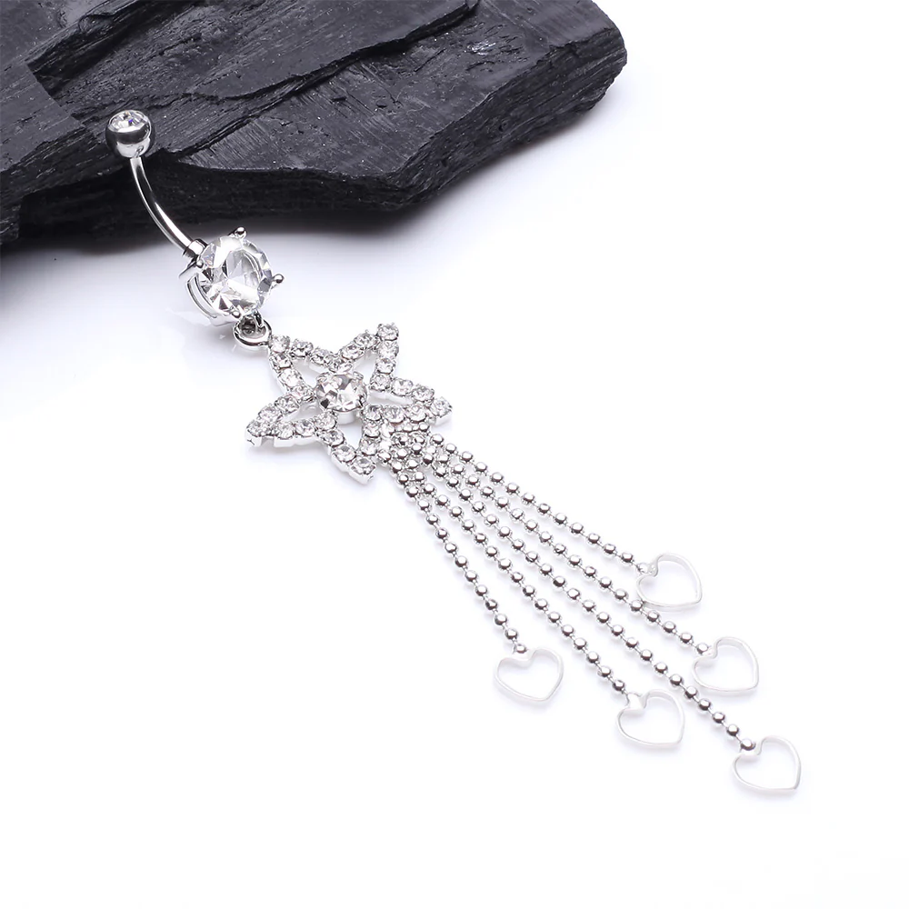 Enchanting Shooting Star Belly Button Ring - Image 3