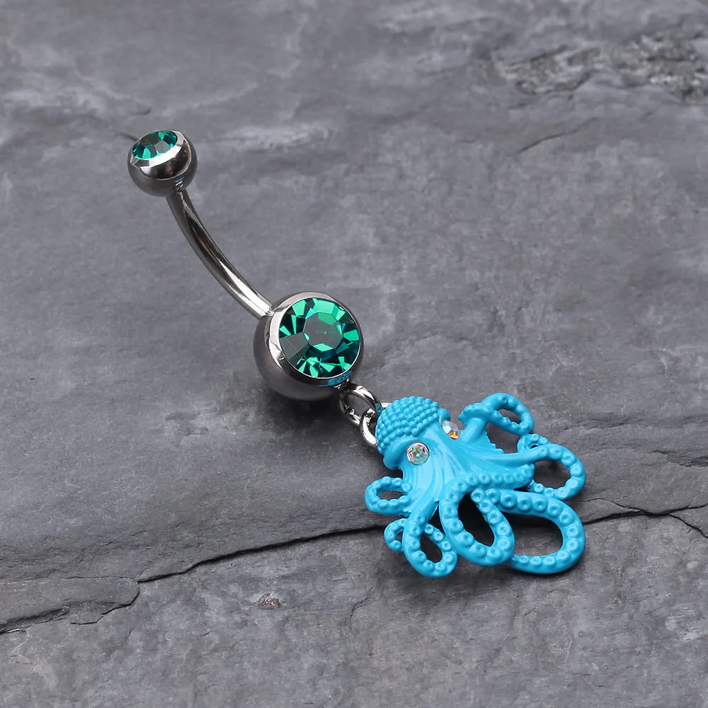 Evil Octopus Belly Button Ring - Image 3