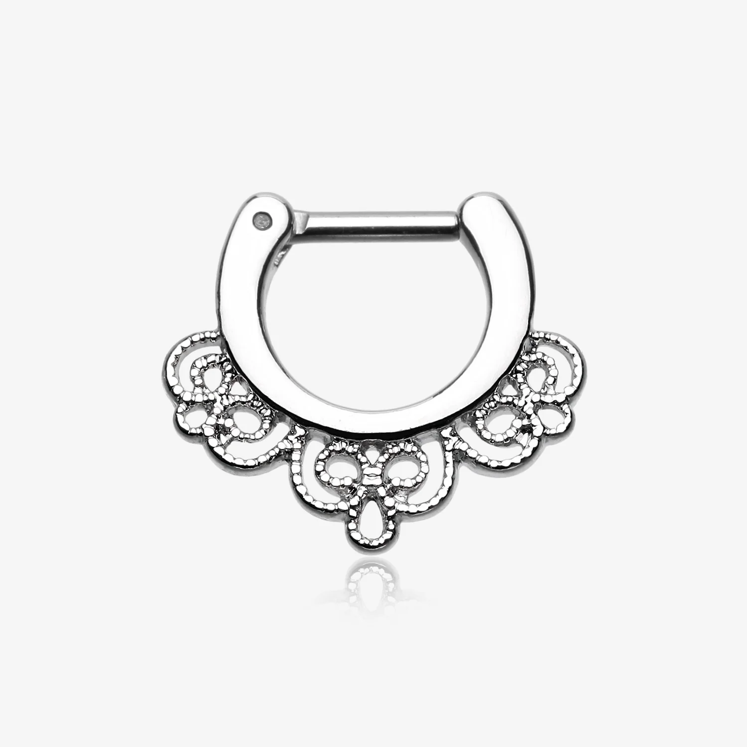 Florid Filigree Septum Clicker