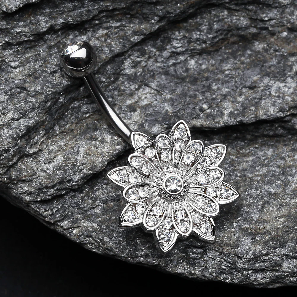 Flower Enchant Belly Button Ring - Image 3