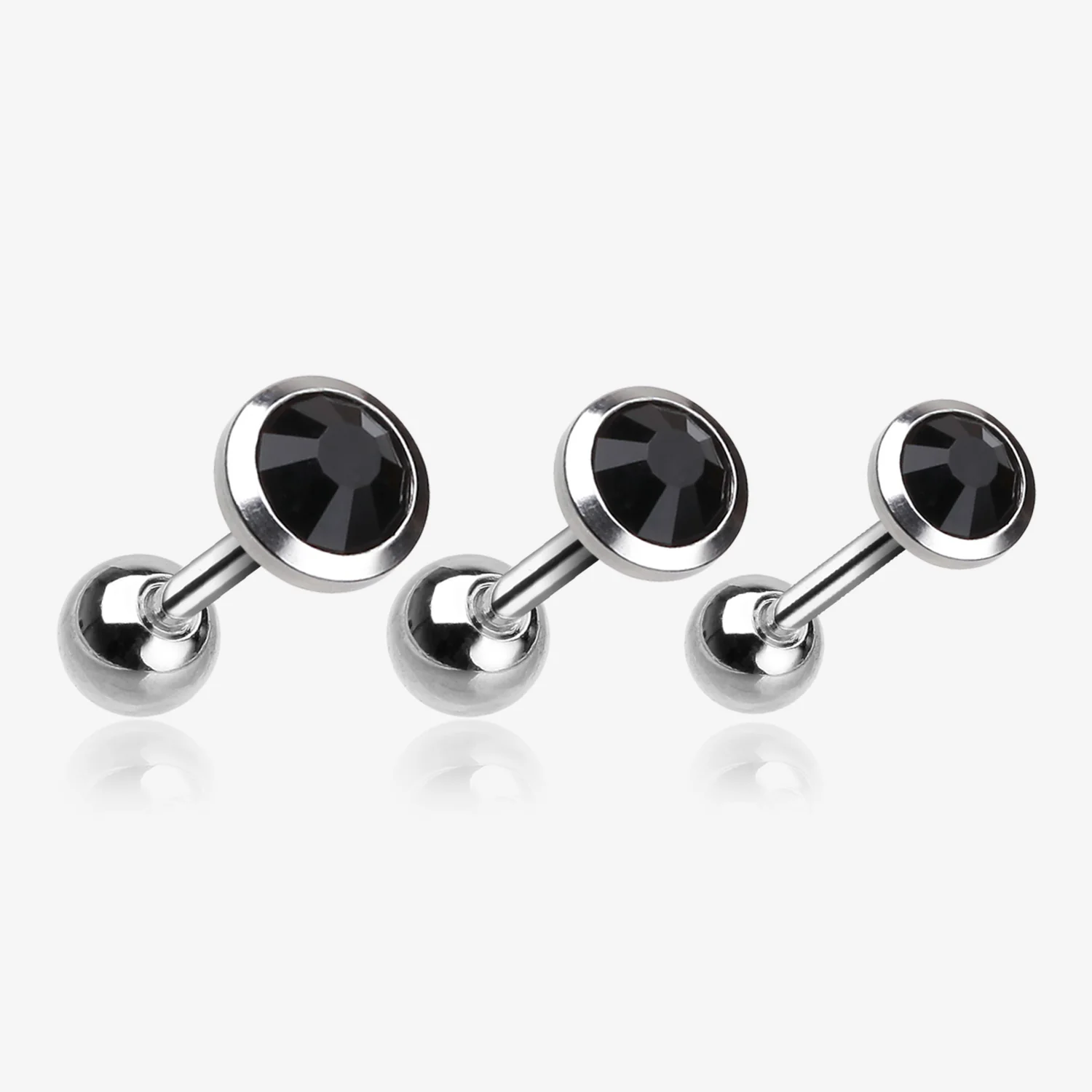 Gem Sparkle Cartilage Tragus Earring - Image 2