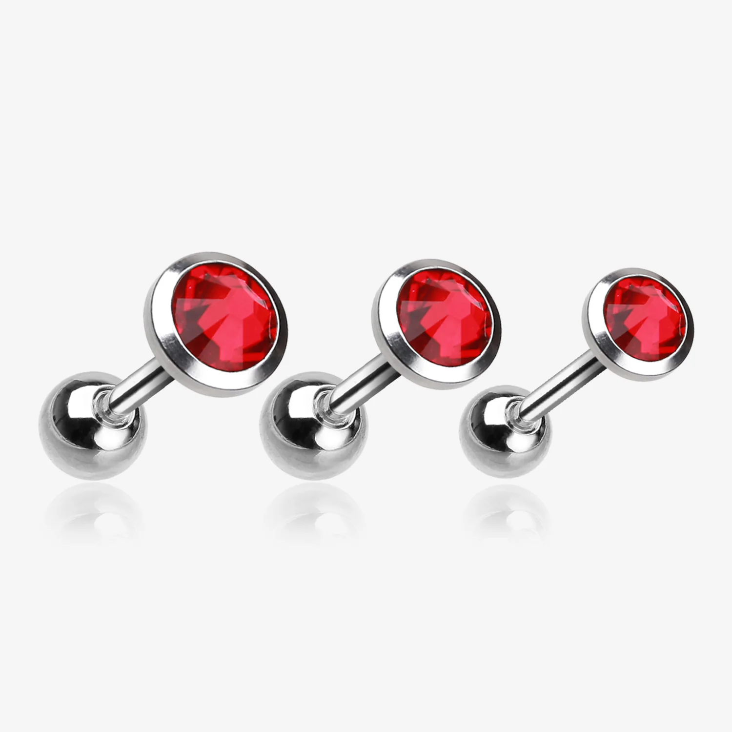 Gem Sparkle Cartilage Tragus Earring - Image 2