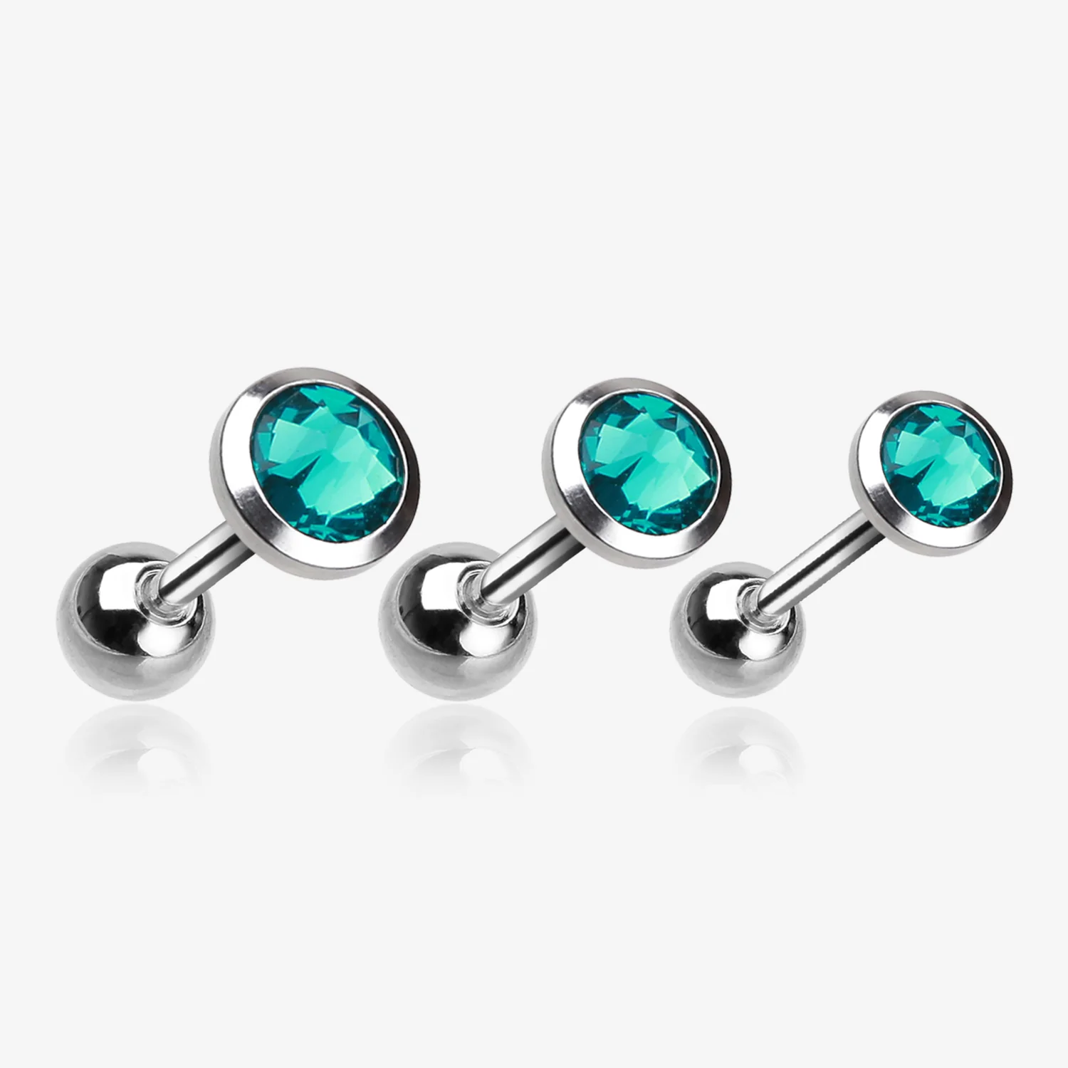 Gem Sparkle Cartilage Tragus Earring - Image 2