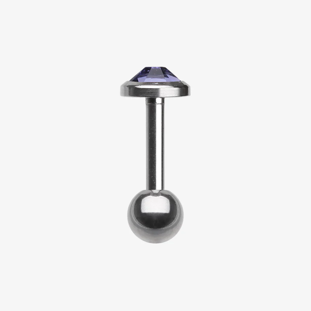 Gem Sparkle Cartilage Tragus Earring - Image 4