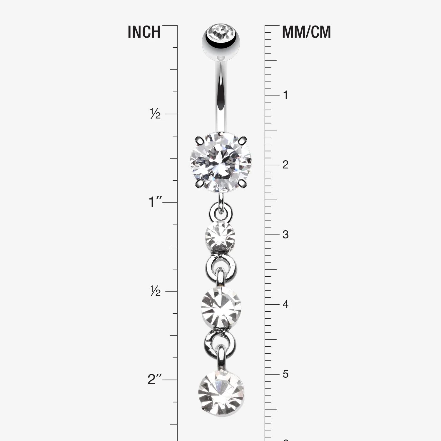 Gems Galore Belly Button Ring - Image 2