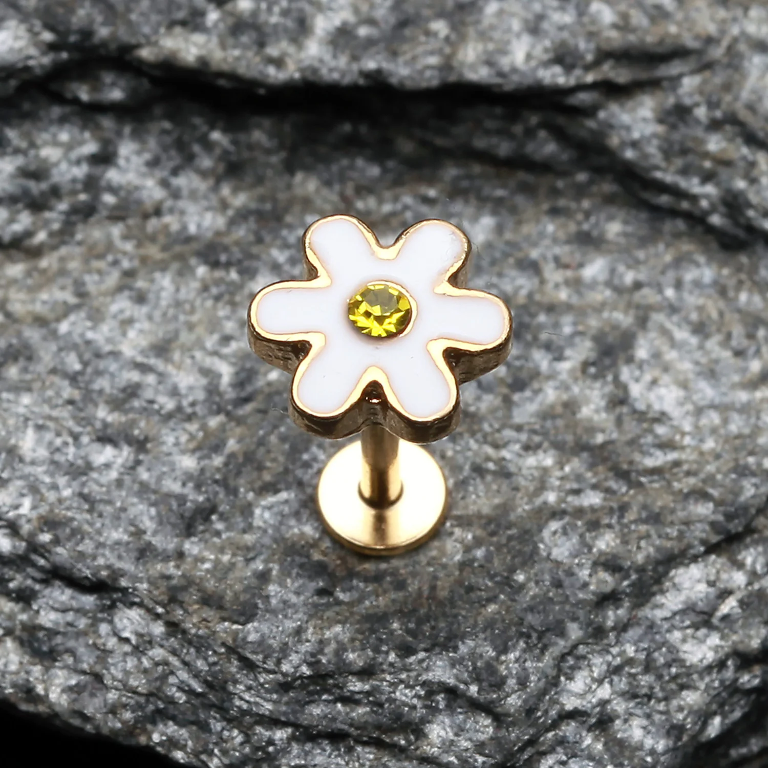Golden Adorable Daisy Steel Labret - Image 2