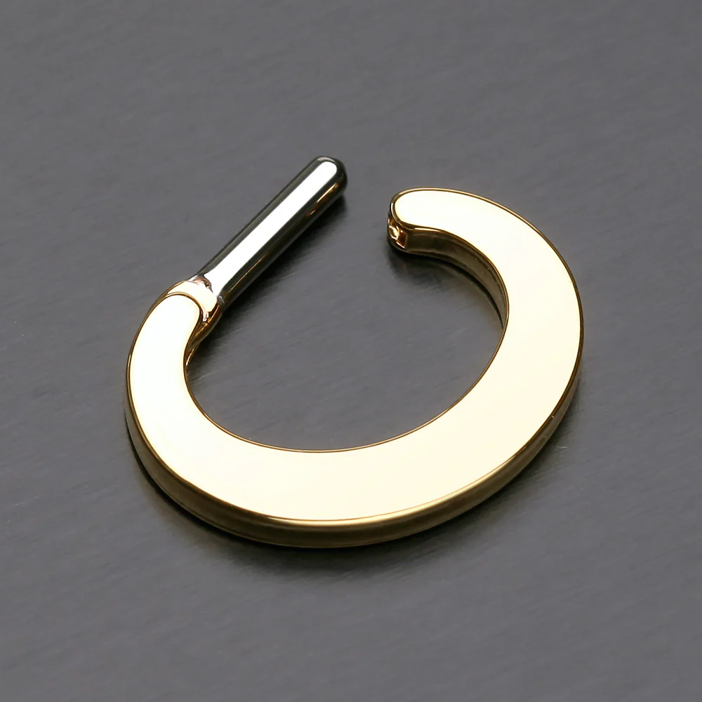 Golden Basic Steel Loop Septum Clicker - Image 4