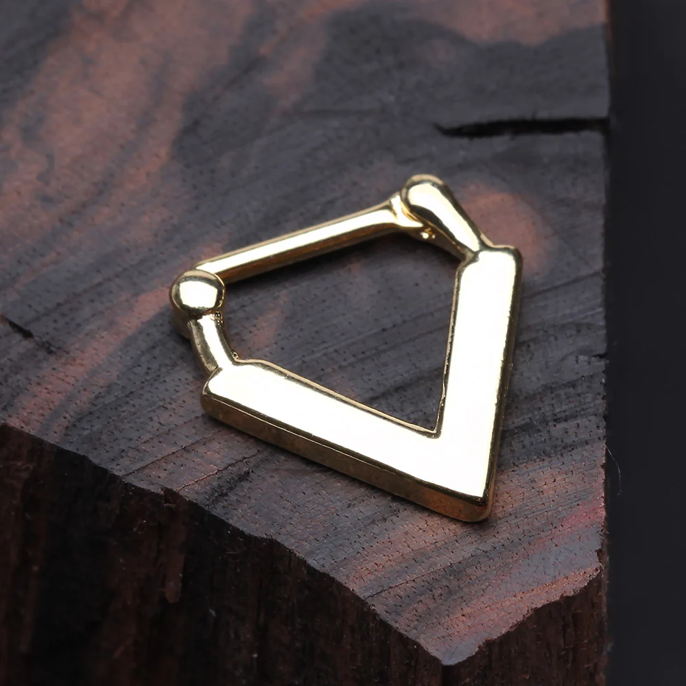 Golden Urban Chevron Arrow Septum Clicker - Image 3