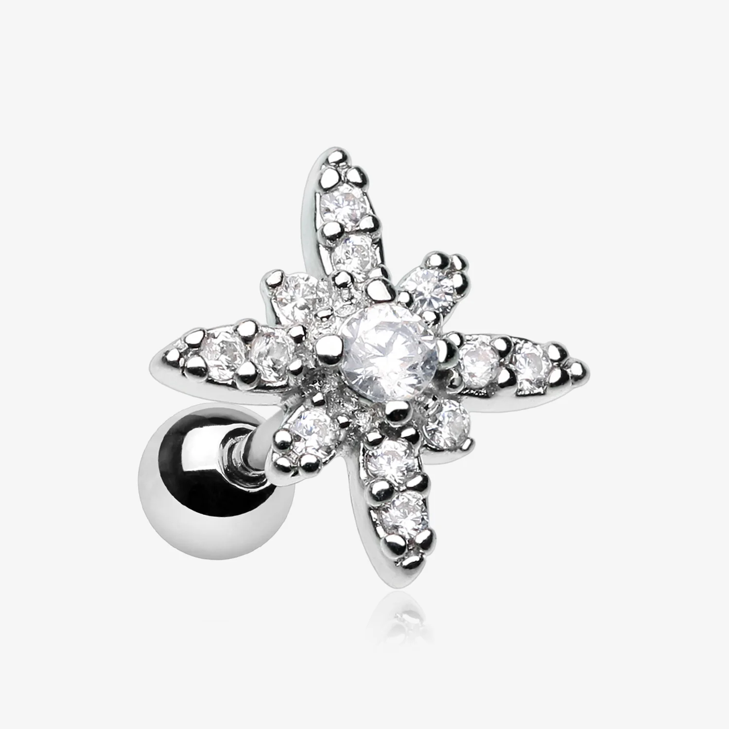 Grand Polaris Sparkle Cartilage Tragus Earring