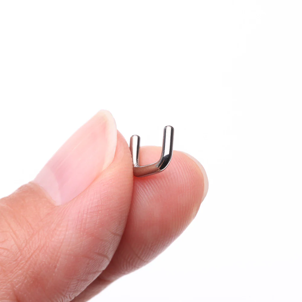 Implant Grade Titanium Basic Staple Septum Retainer - Image 3