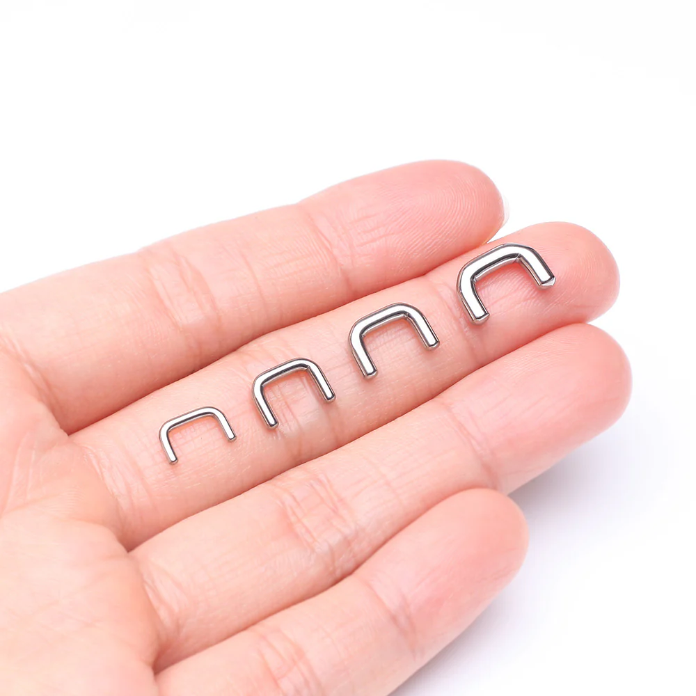 Implant Grade Titanium Basic Staple Septum Retainer - Image 4
