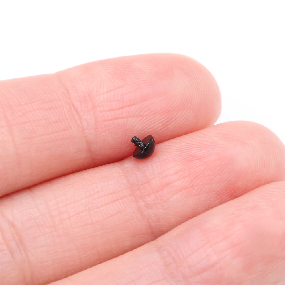 Implant Grade Titanium Blackline Internally Threaded Basic Dome Top Part - Image 4