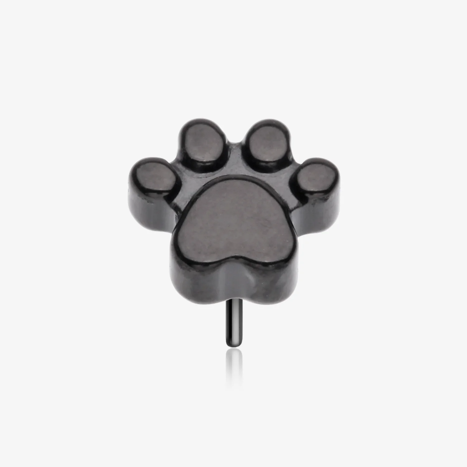Implant Grade Titanium OneFit Threadless Blackline Adorable Paw Top Part