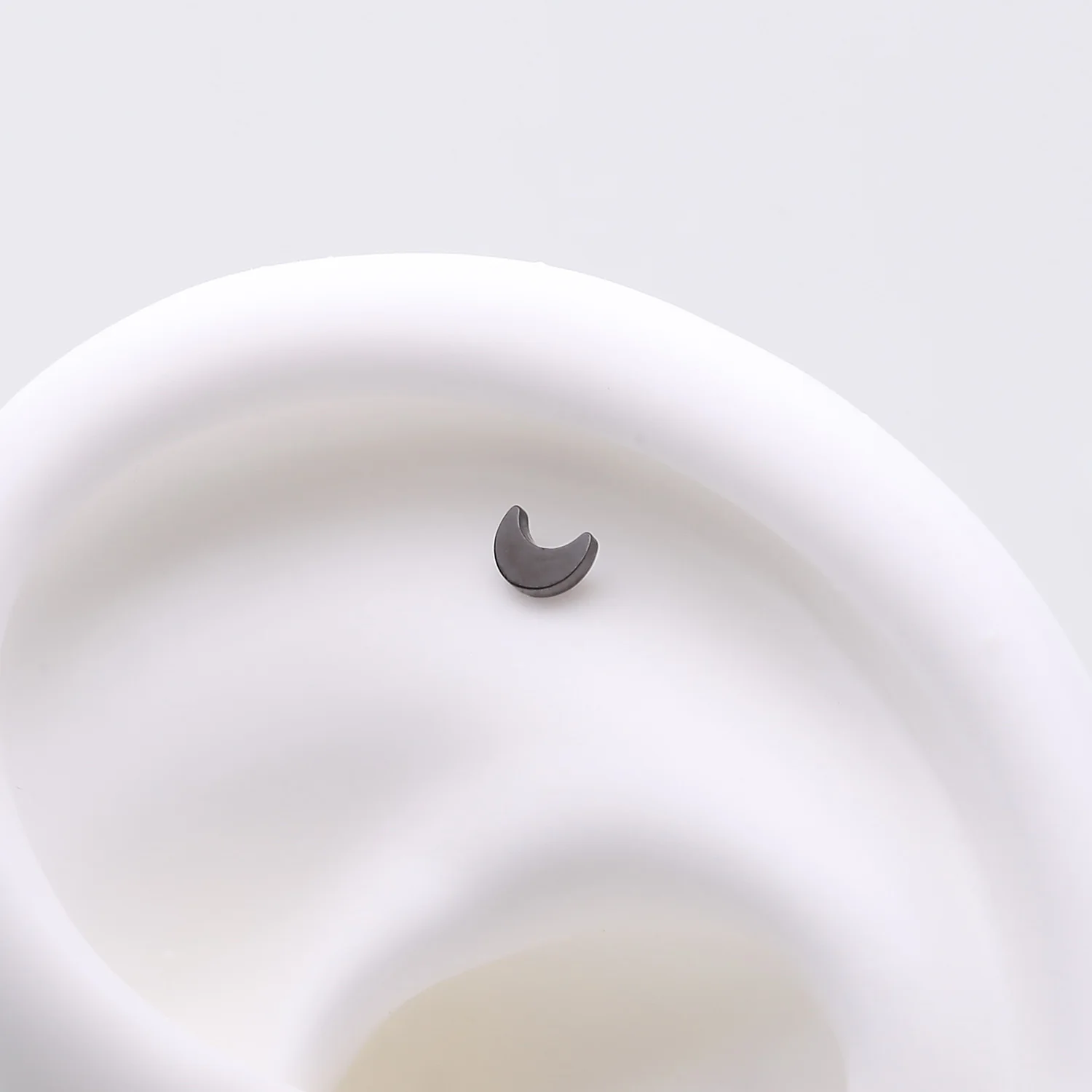 Implant Grade Titanium OneFit Threadless Blackline Crescent Moon Top Part - Image 2