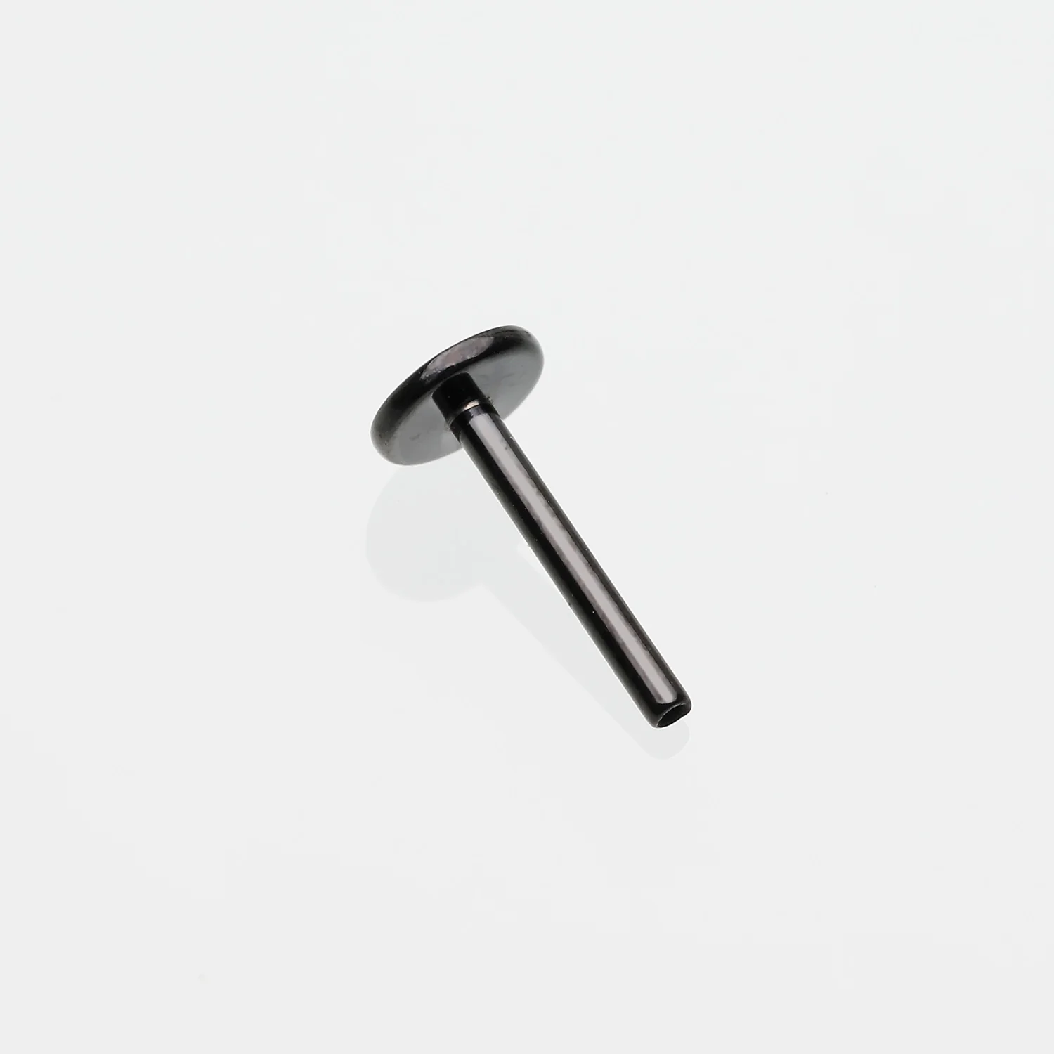 Implant Grade Titanium OneFit Threadless Blackline Flat Back Stud Labret Bar Part - Image 2