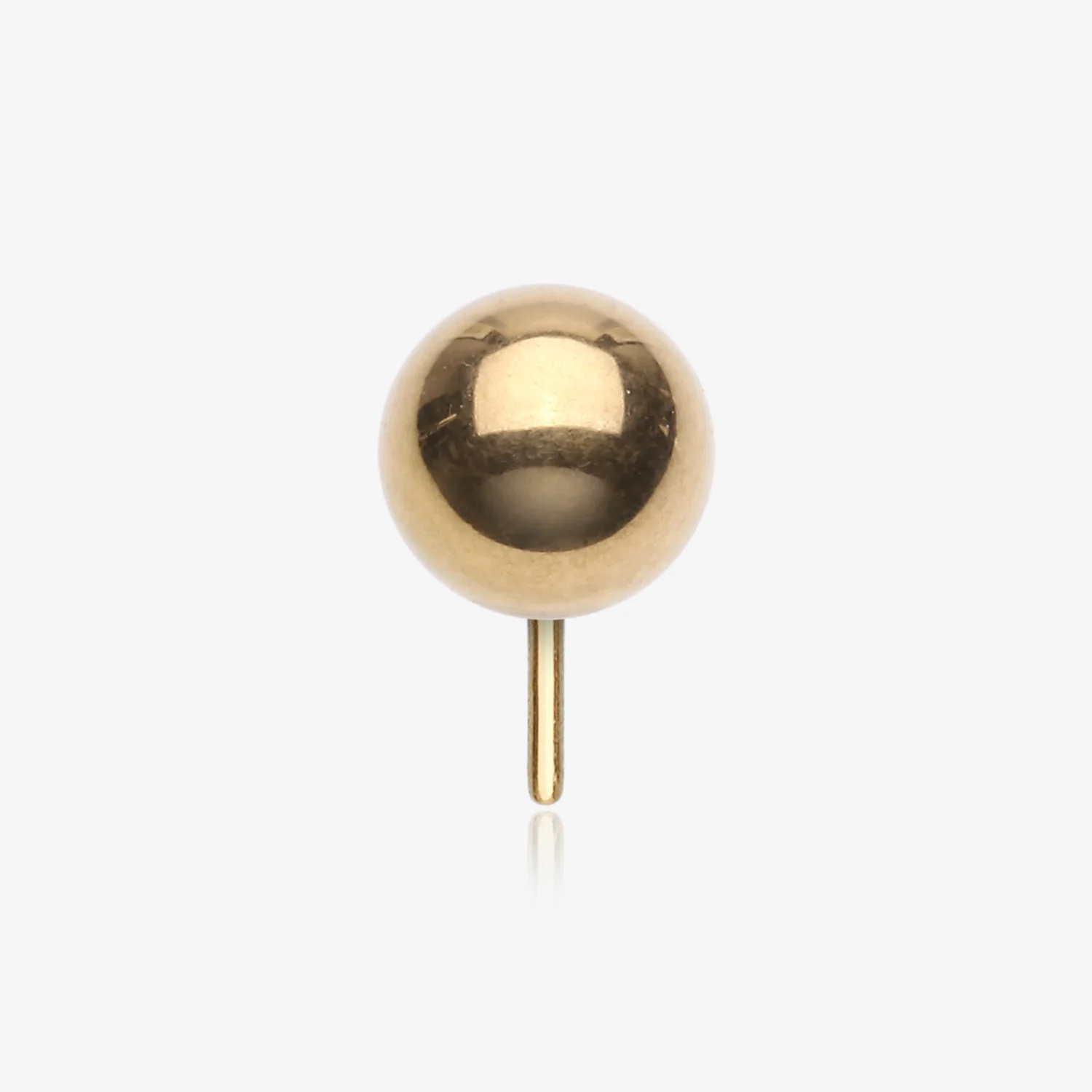 Implant Grade Titanium OneFit Threadless Golden Ball Top Part