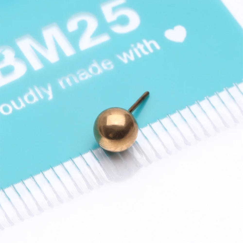Implant Grade Titanium OneFit Threadless Golden Ball Top Part - Image 4