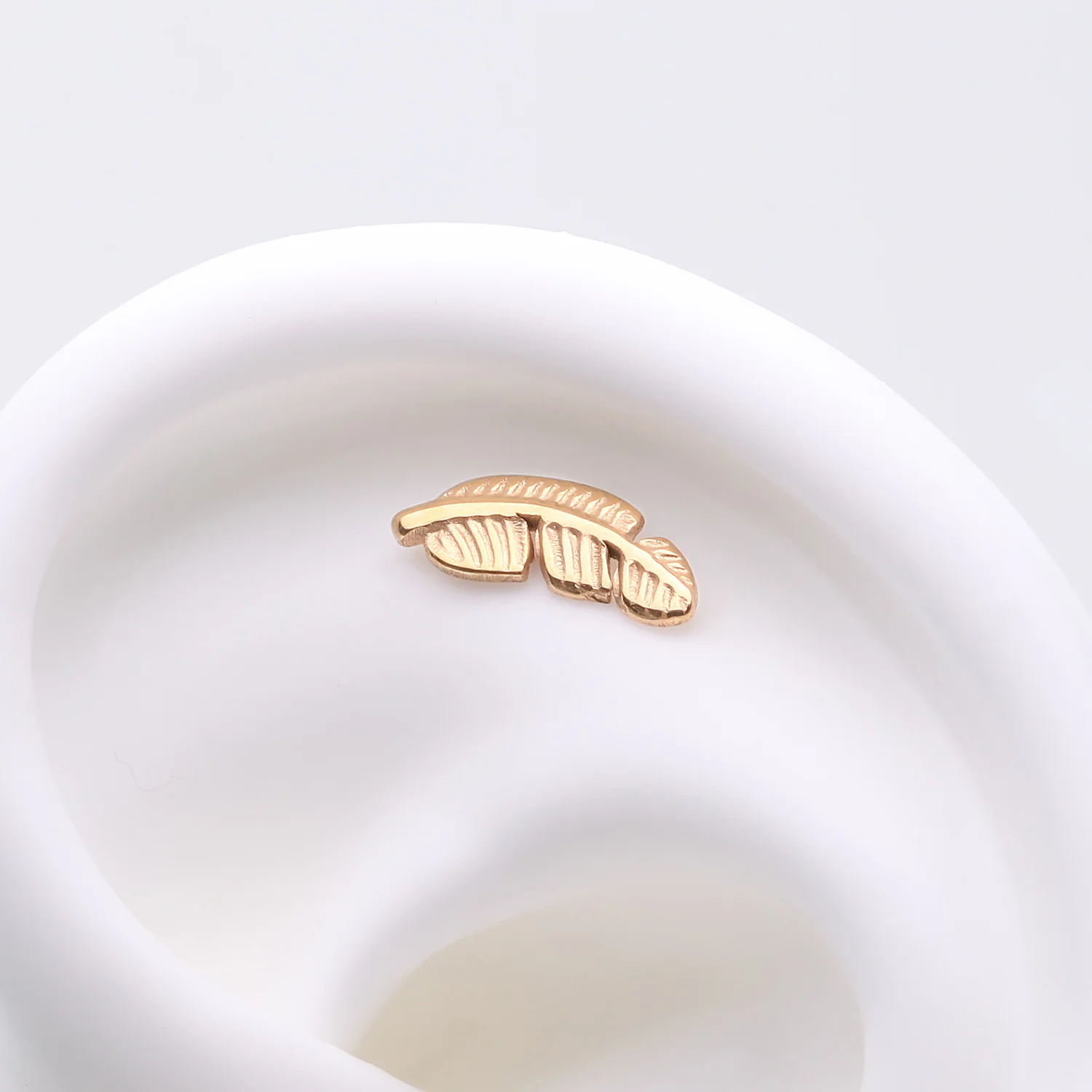 Implant Grade Titanium OneFit Threadless Golden Vintage Leaf Top Part - Image 2