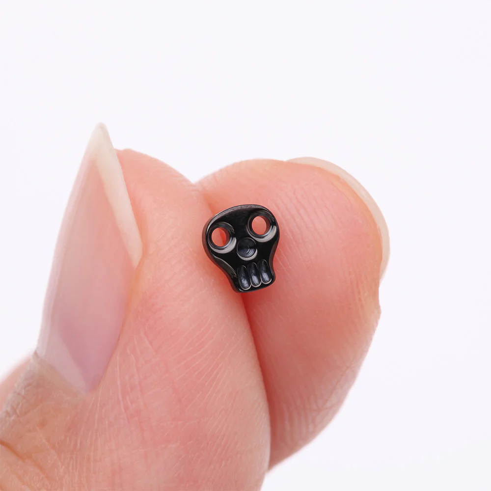 Implant Grade Titanium OneFit Threadless Blackline Hollow Skull Top Part - Image 3