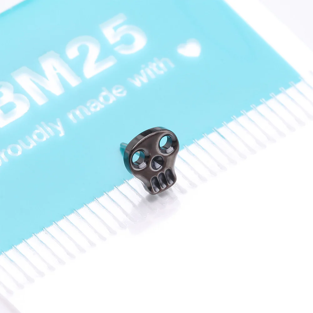 Implant Grade Titanium OneFit Threadless Blackline Hollow Skull Top Part - Image 5