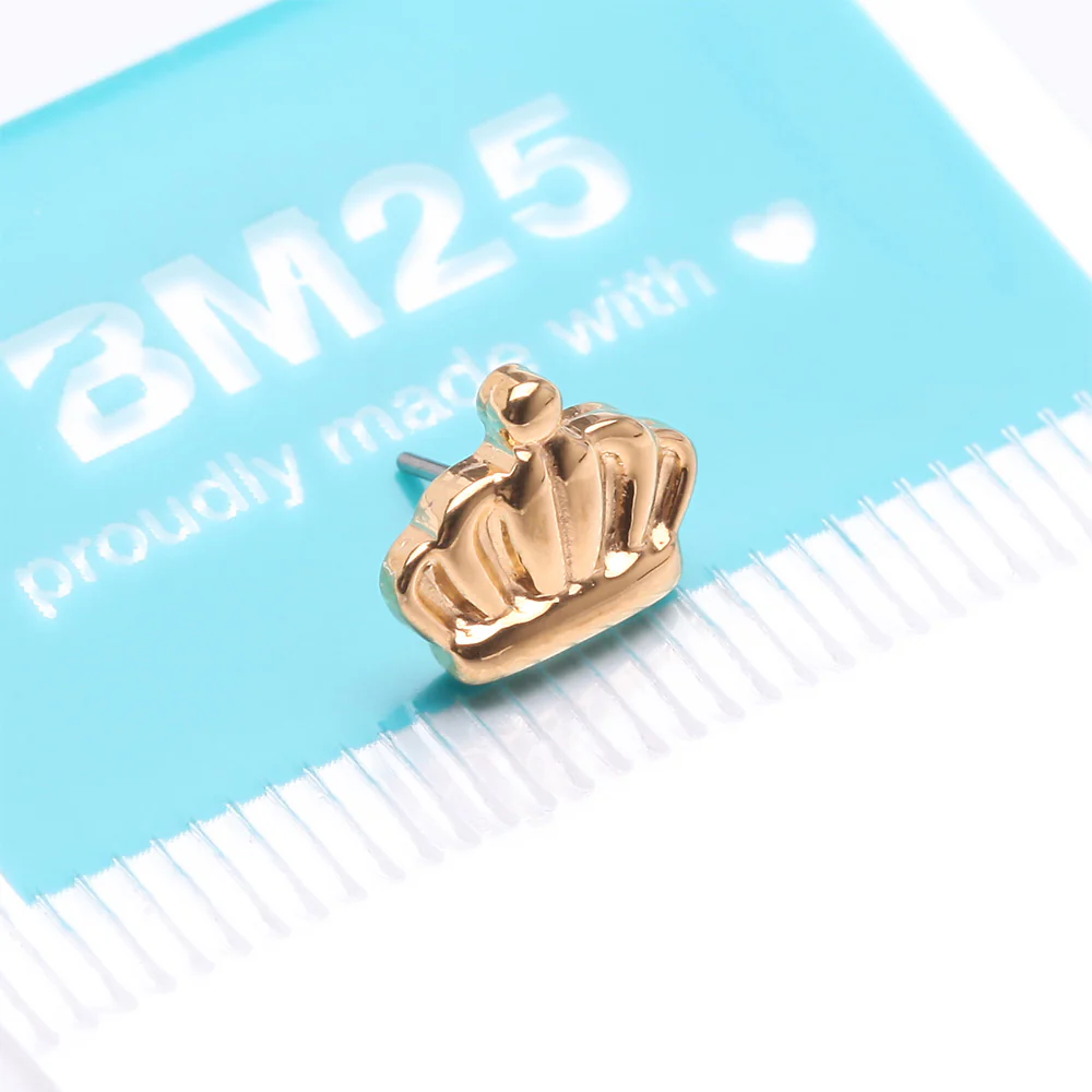 Implant Grade Titanium OneFit Threadless Golden Royal Crown Top Part - Image 5