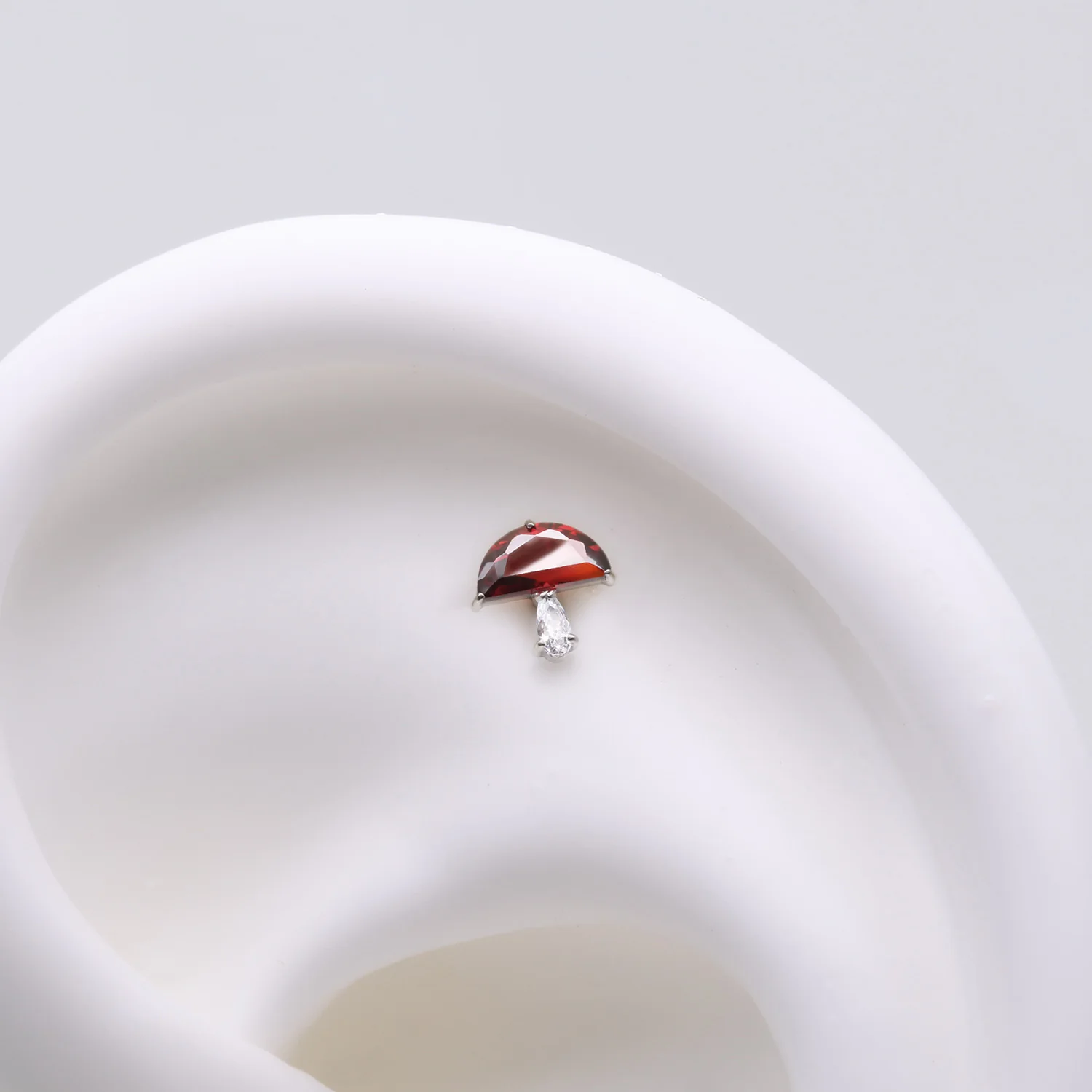 Implant Grade Titanium OneFit Threadless Poison Mushroom Sparkle Top Part - Image 2