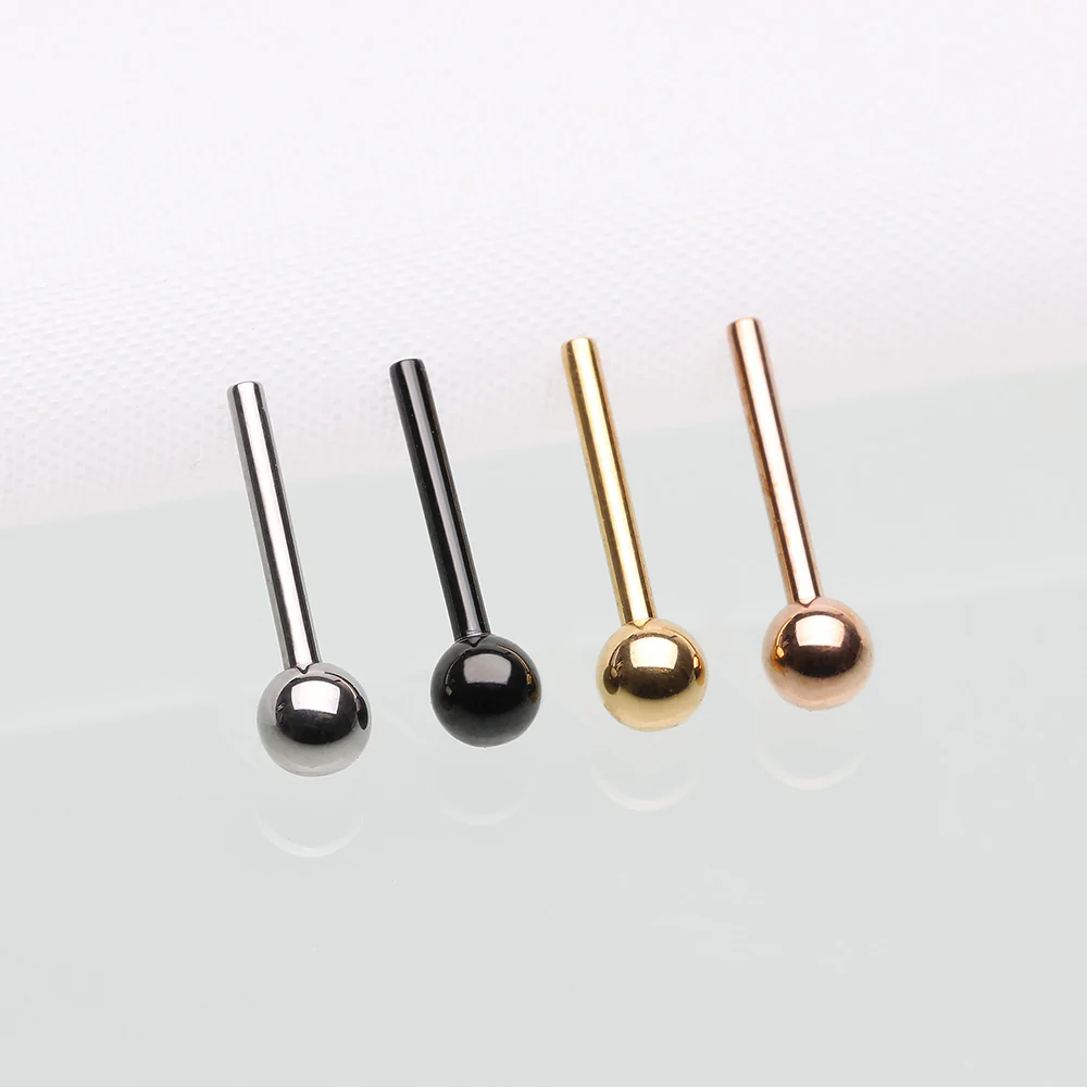 Implant Grade Titanium OneFit Threadless Barbell with One Side Fixed Ball End Bar Part - Image 4