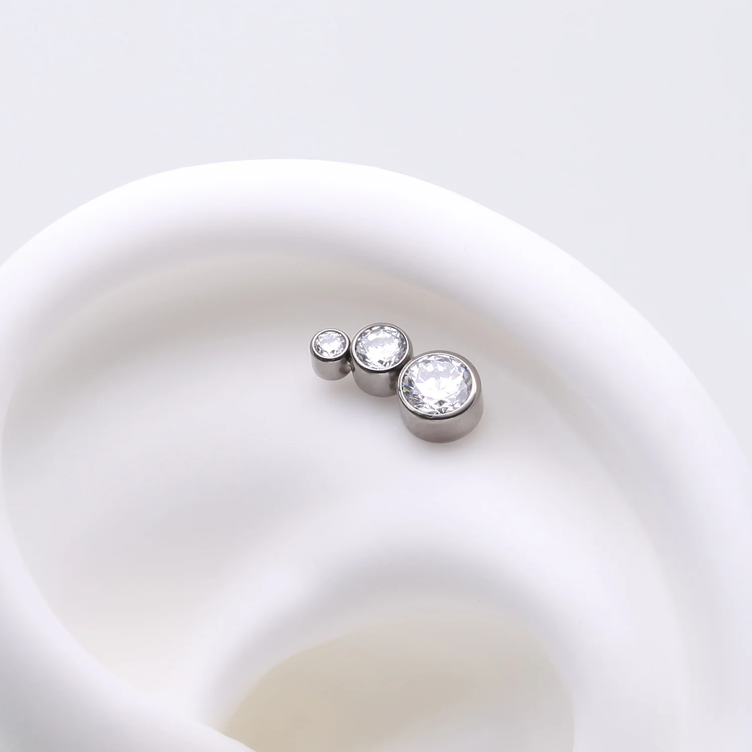 Implant Grade Titanium OneFit Threadless Cascading Journey Triple Sparkle Top Part - Image 2