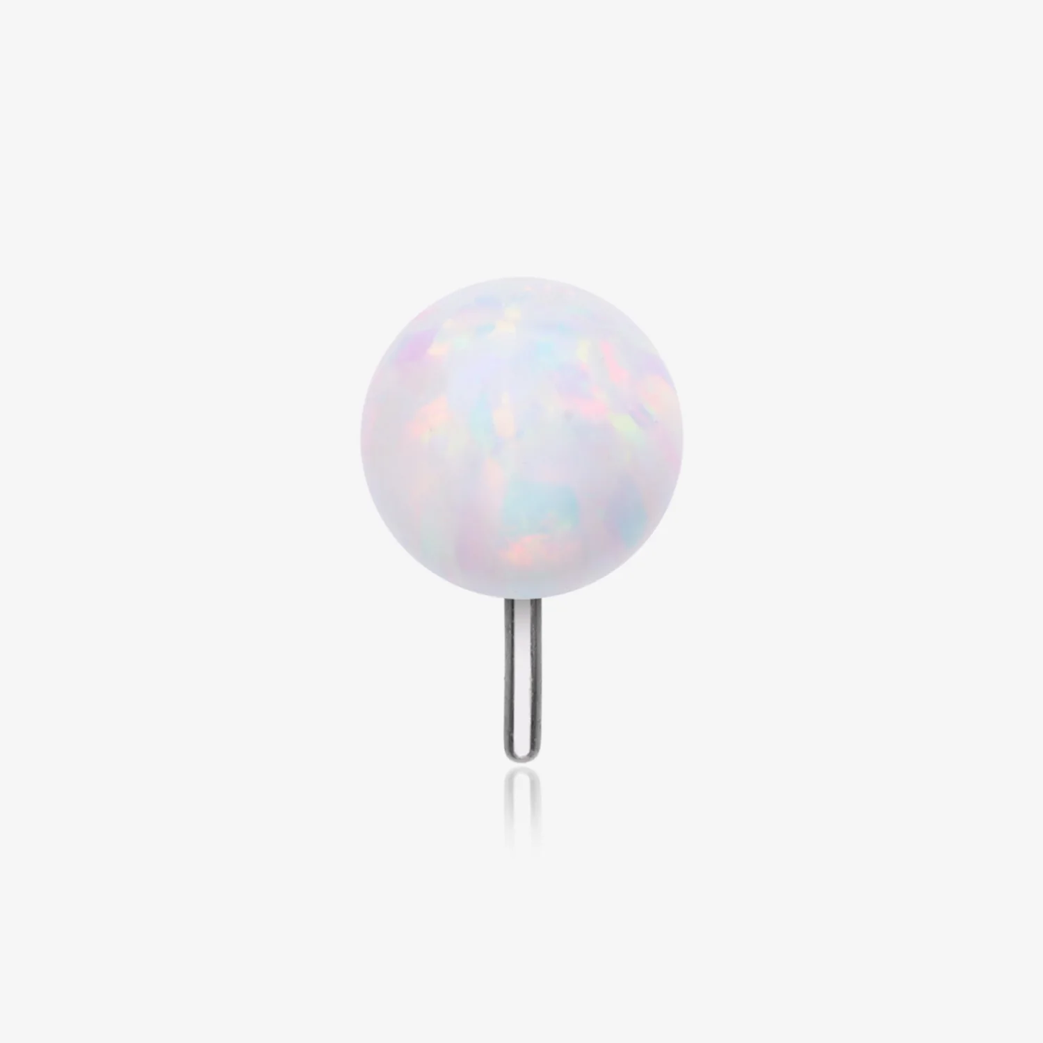 Implant Grade Titanium OneFit Threadless Fire Opal Ball Top Part