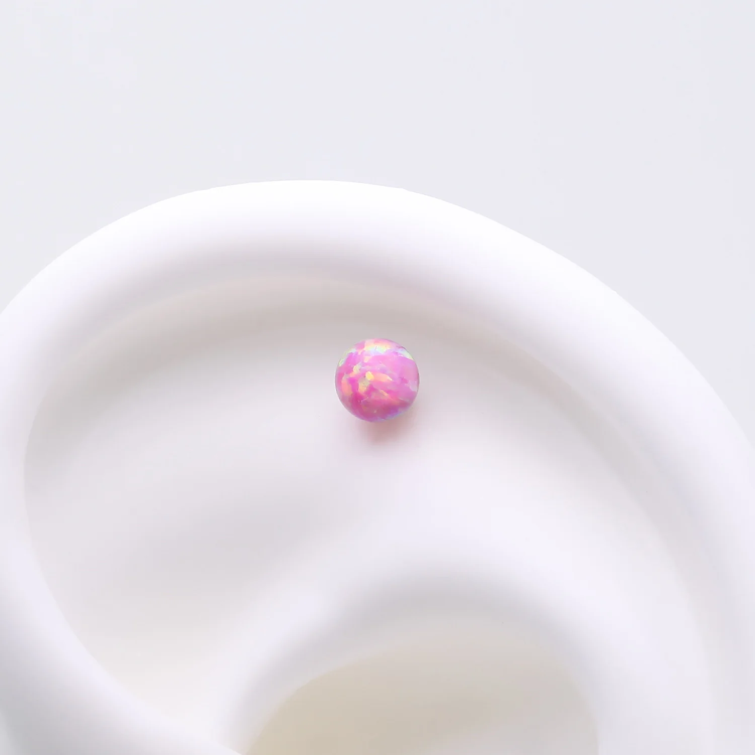 Implant Grade Titanium OneFit Threadless Fire Opal Ball Top Part - Image 2