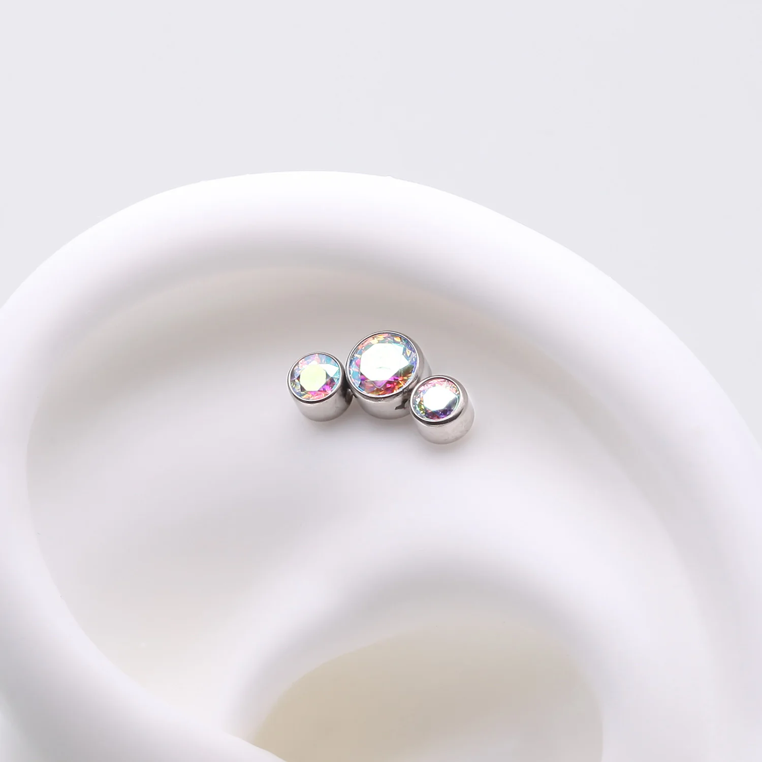 Implant Grade Titanium OneFit Threadless Journey Sparkle Trio Top Part - Image 2