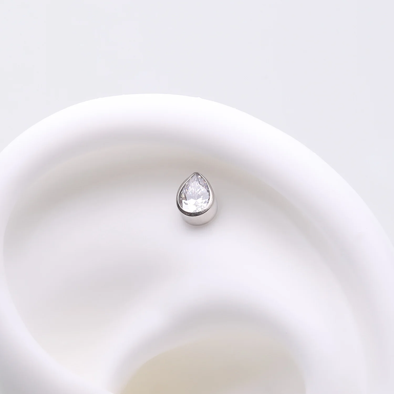 Implant Grade Titanium OneFit Threadless Teardrop Sparkle Top Part - Image 2