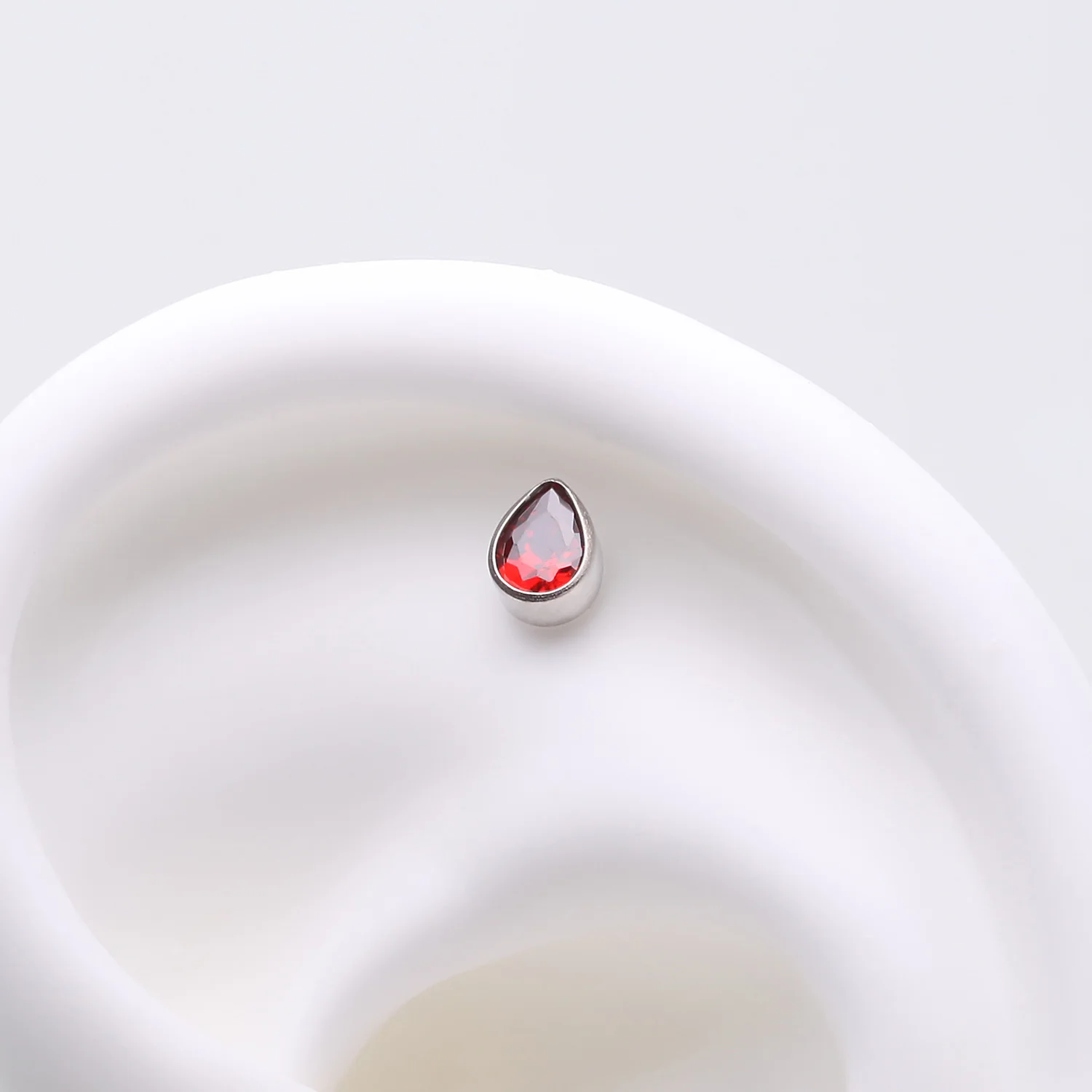 Implant Grade Titanium OneFit Threadless Teardrop Sparkle Top Part - Image 2