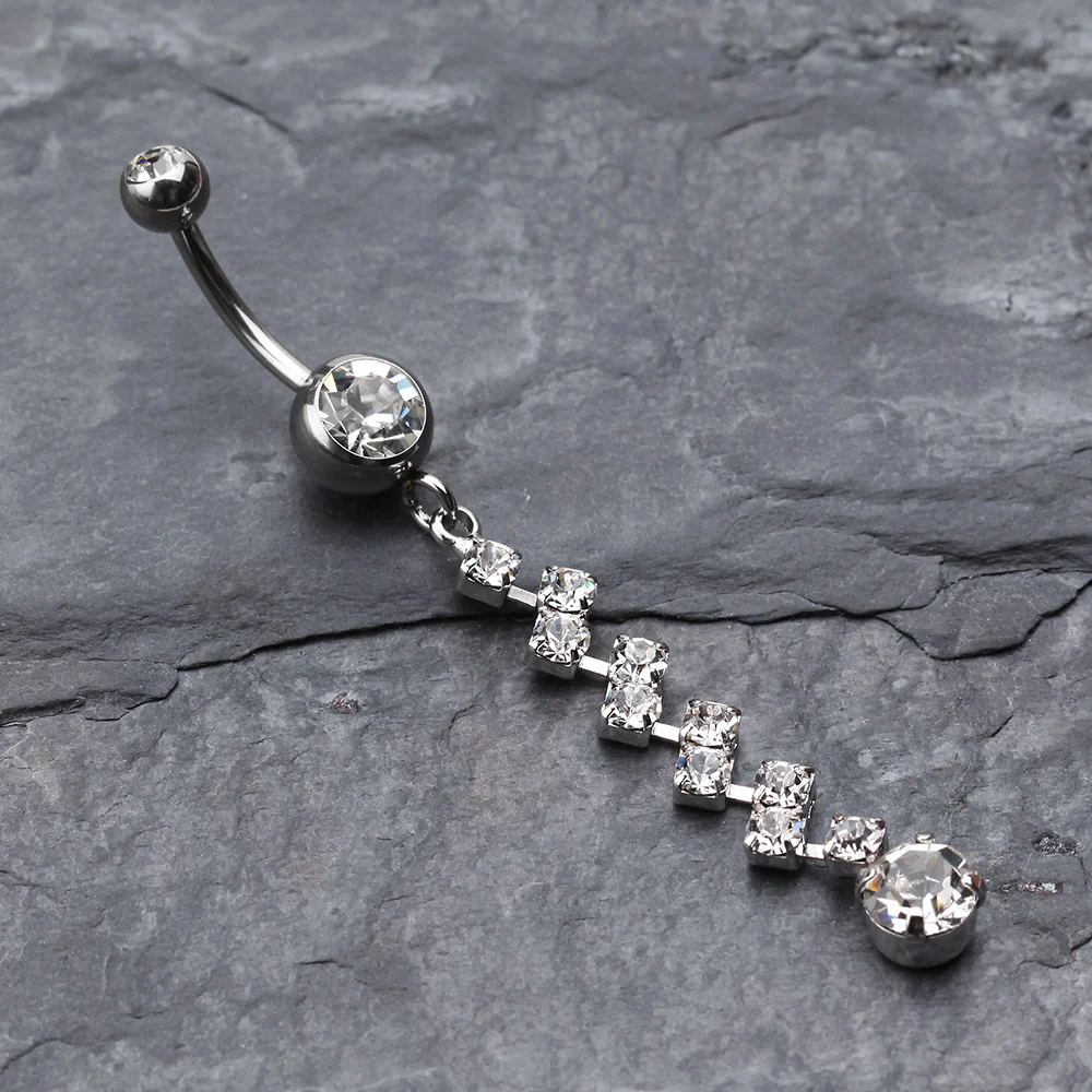 Journey Tier Sparkle Belly Ring - Image 3