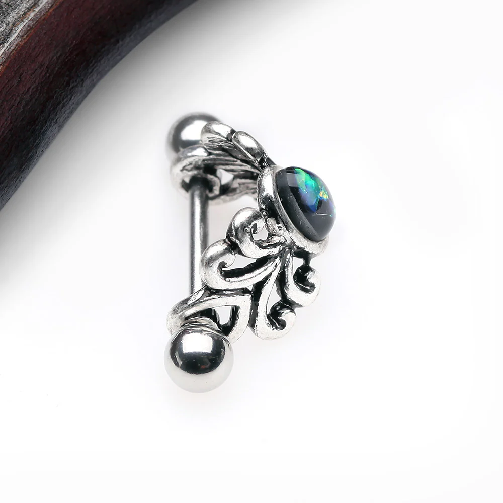 Laine Vine Opal Sparkle Cartilage Cuff Earring - Image 3