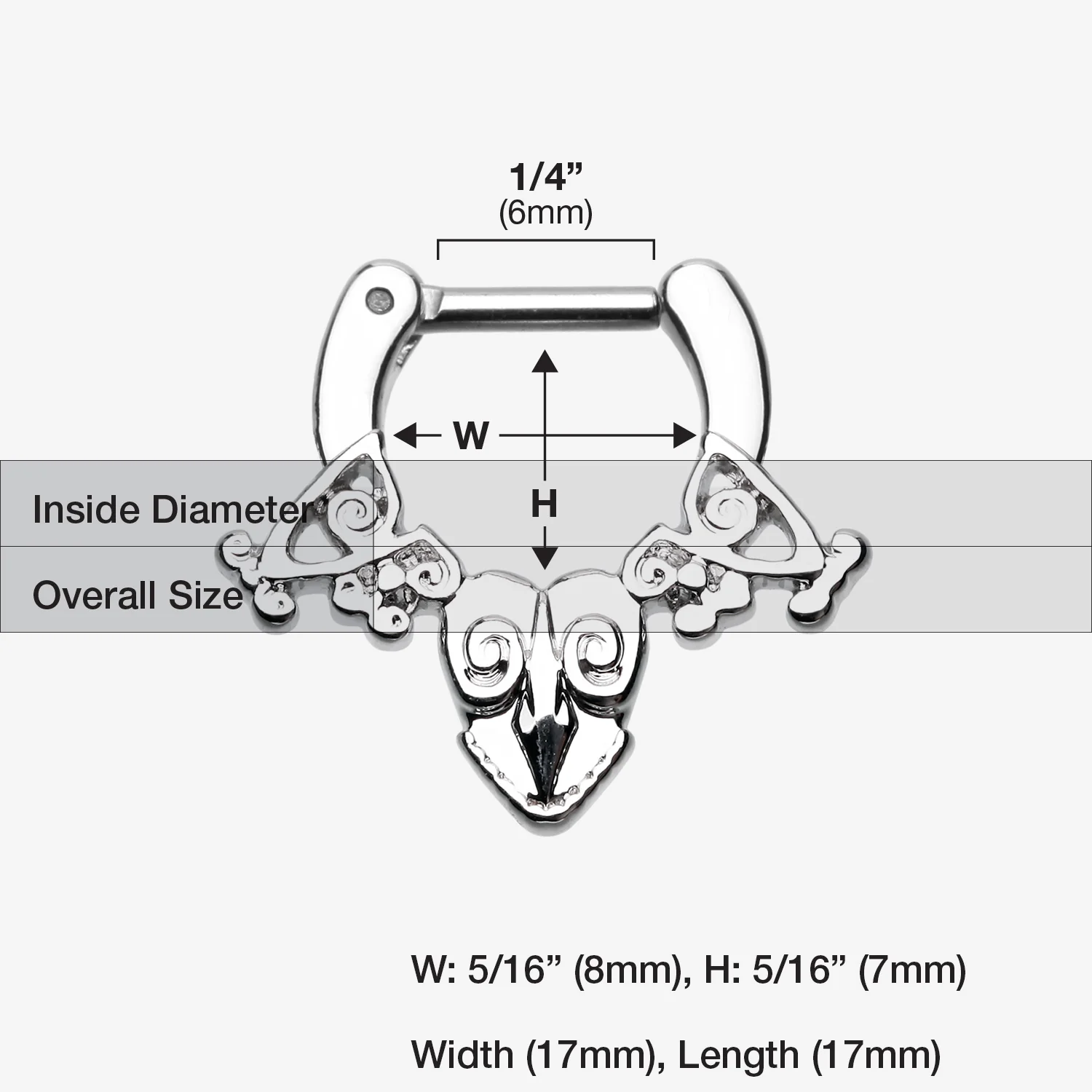 Luria Tribal Filigree Septum Clicker - Image 2