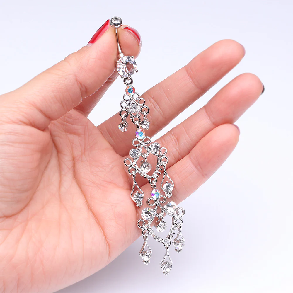 Majestic Chandelier Belly Button Ring - Image 4
