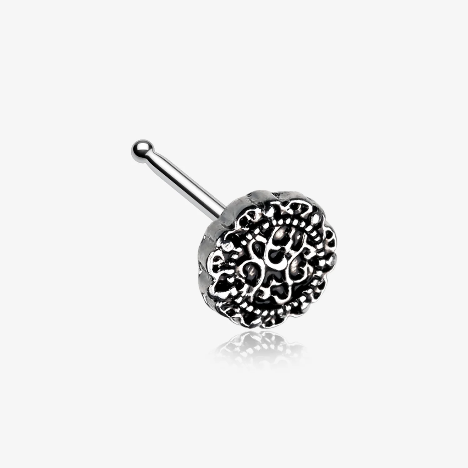 Mandela Filigree Icon Nose Stud Ring