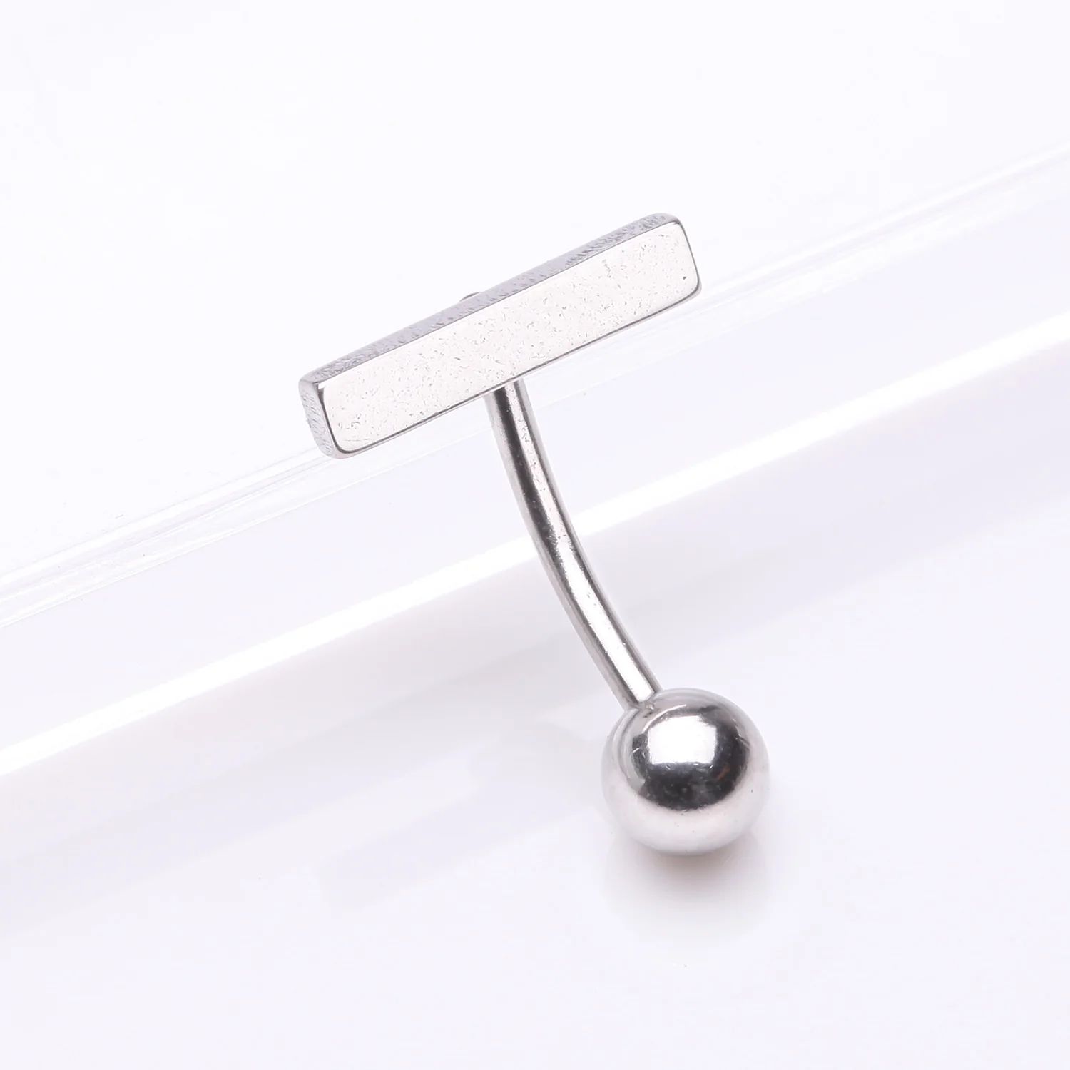 Modern Minimalist Rectangular Bar Steel Curved Barbell - Image 2