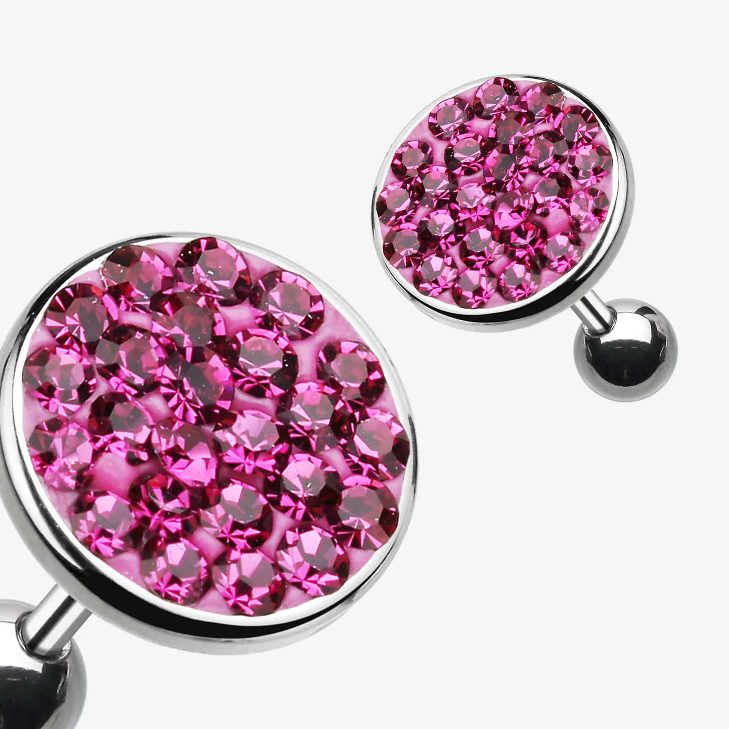 Multi-Gem Sparkle Multi-Gem Round Cartilage Earring* - Image 2