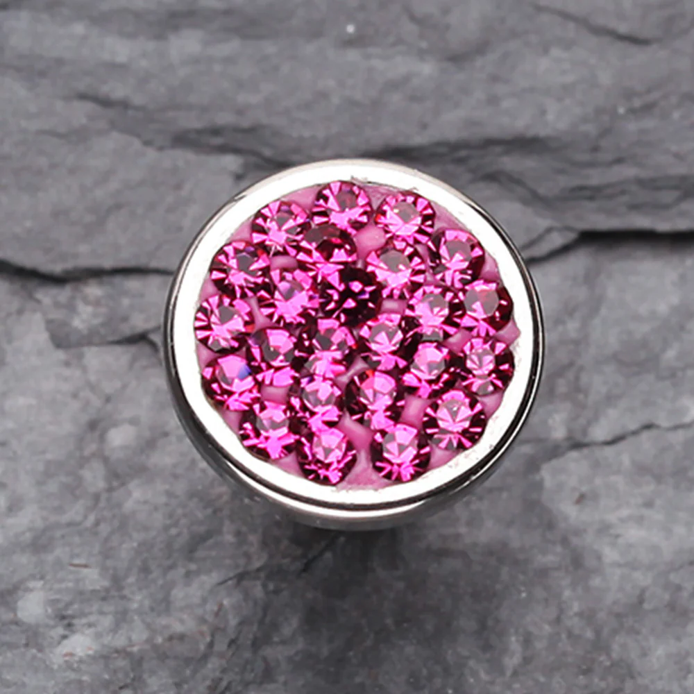 Multi-Gem Sparkle Multi-Gem Round Cartilage Earring* - Image 3
