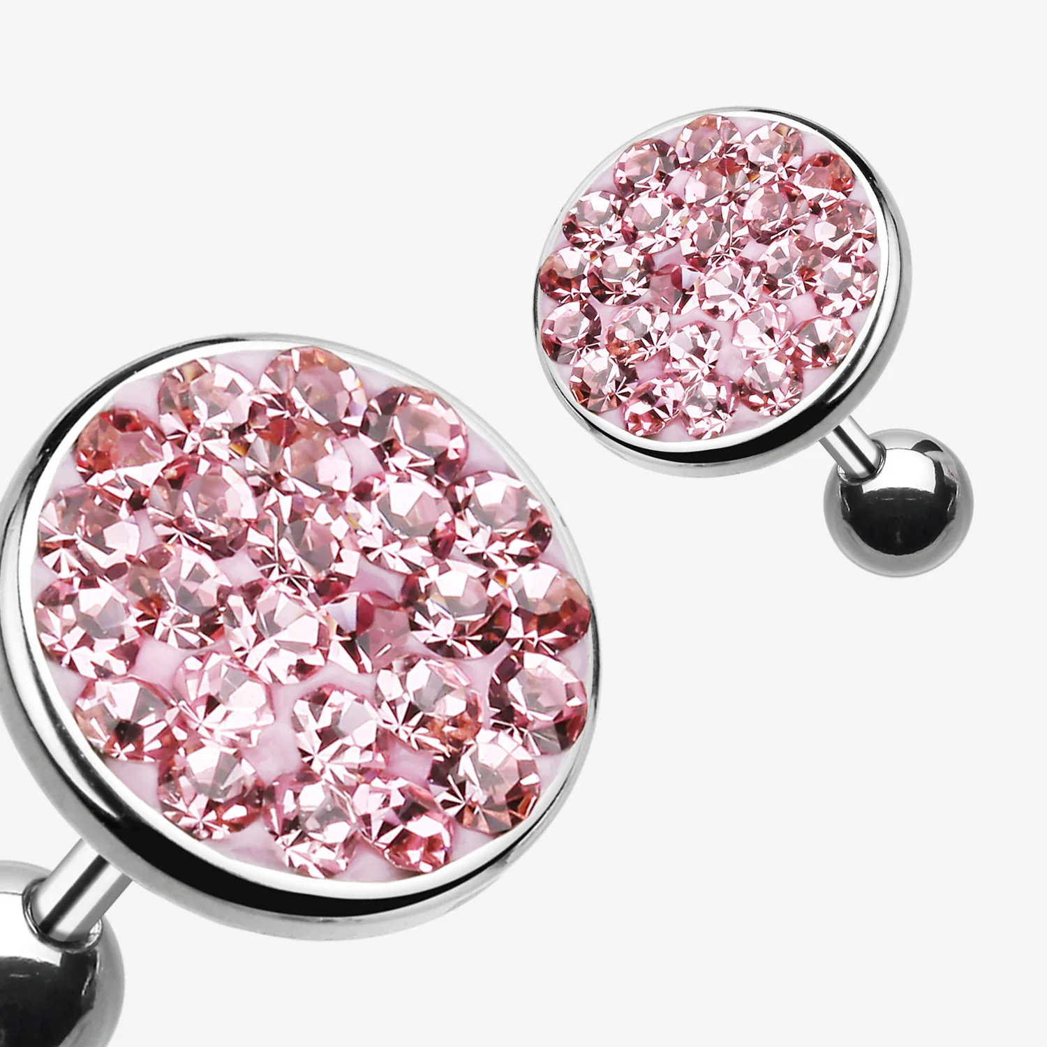 Multi-Gem Sparkle Multi-Gem Round Cartilage Earring* - Image 2
