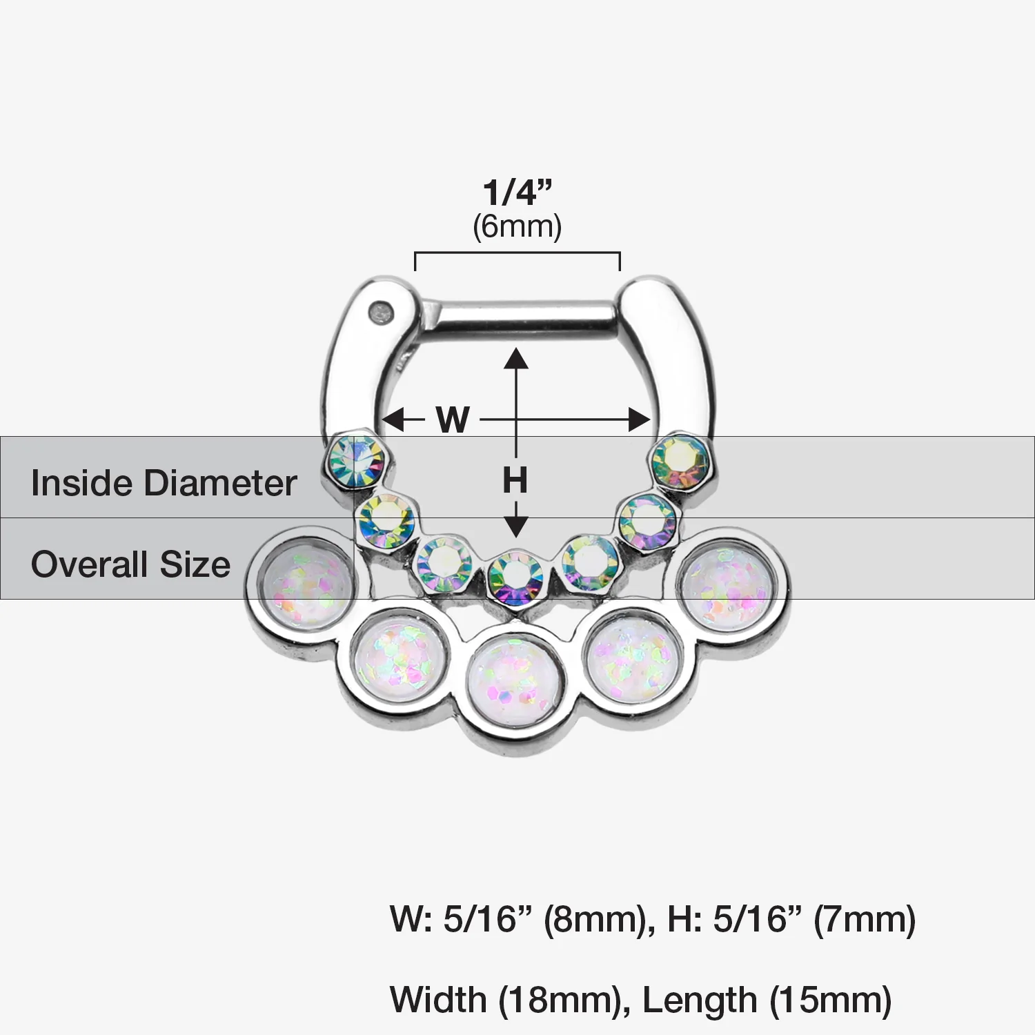 Opal Aureole Gemina Septum Clicker - Image 2